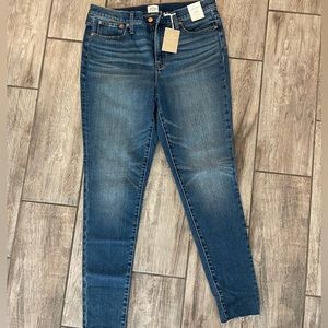 J.Crew 9” toothpick jeans SZ. 31T